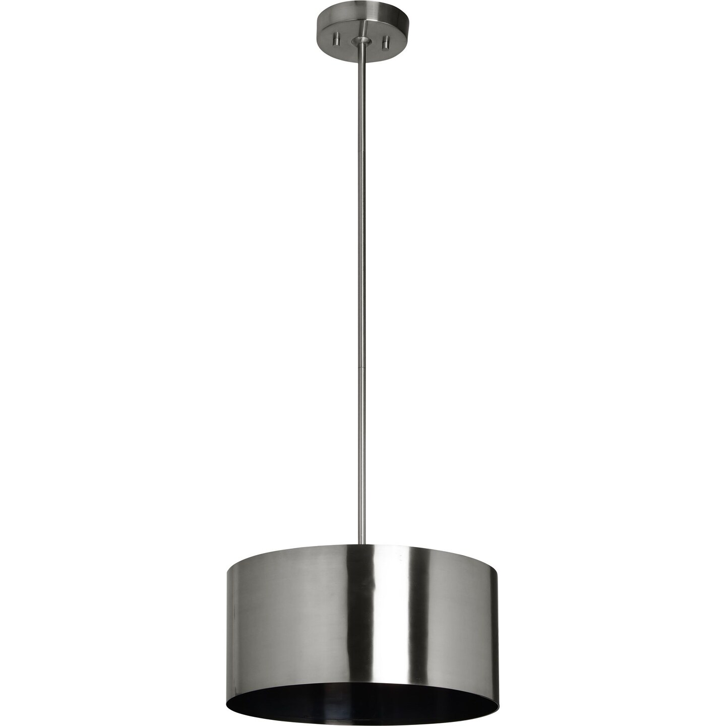 Signature Home Collection 15&#x22; Black Pewter Plate Finish Iron Ceiling Light Fixture