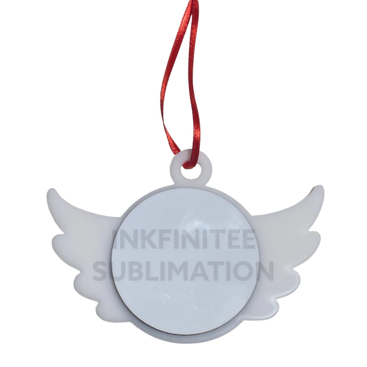 Sublimation 2.5&#x201D; ROUND Angel Ornament