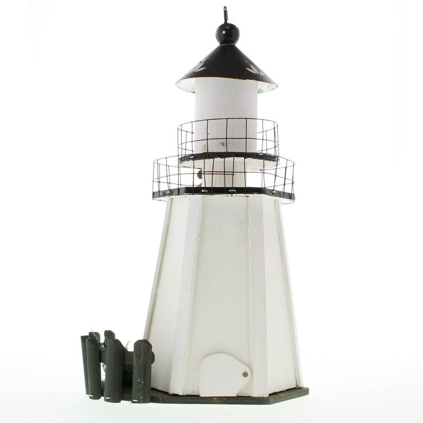 Songbird Valley Home Decorative Nautical Nest Wood Lighthouse Bird House