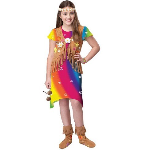 California Costumes Girls Flower Power Child Halloween Costume - XL