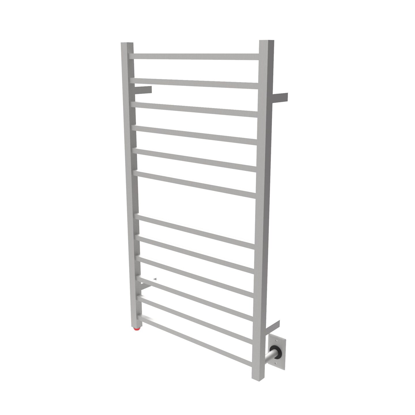 Amba Products 41.25&#x22; Stainless Steel Large Hardwired Square Brushed 12 Bar Towel Warmer