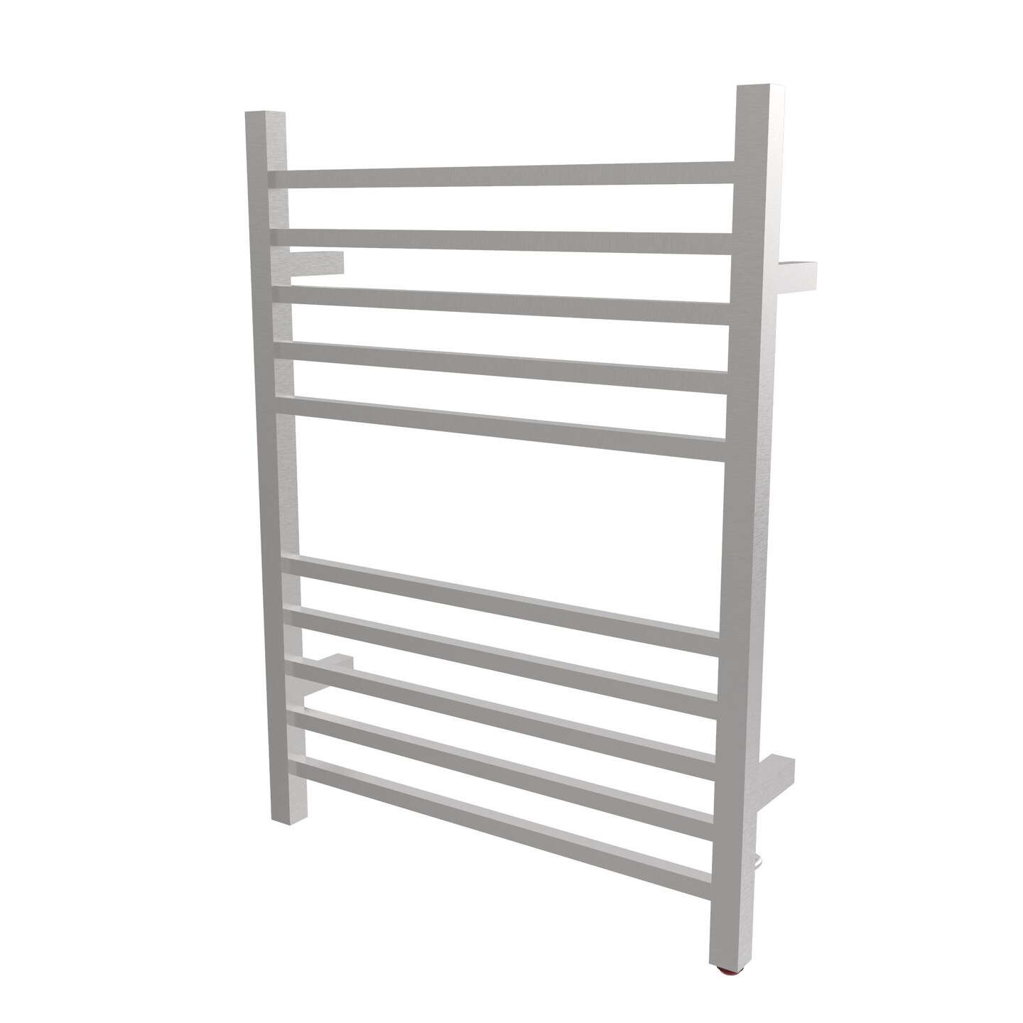 Amba Products 31.5&#x22; Stainless Steel Plug in Square Brushed 10 Bar Towel Warmer