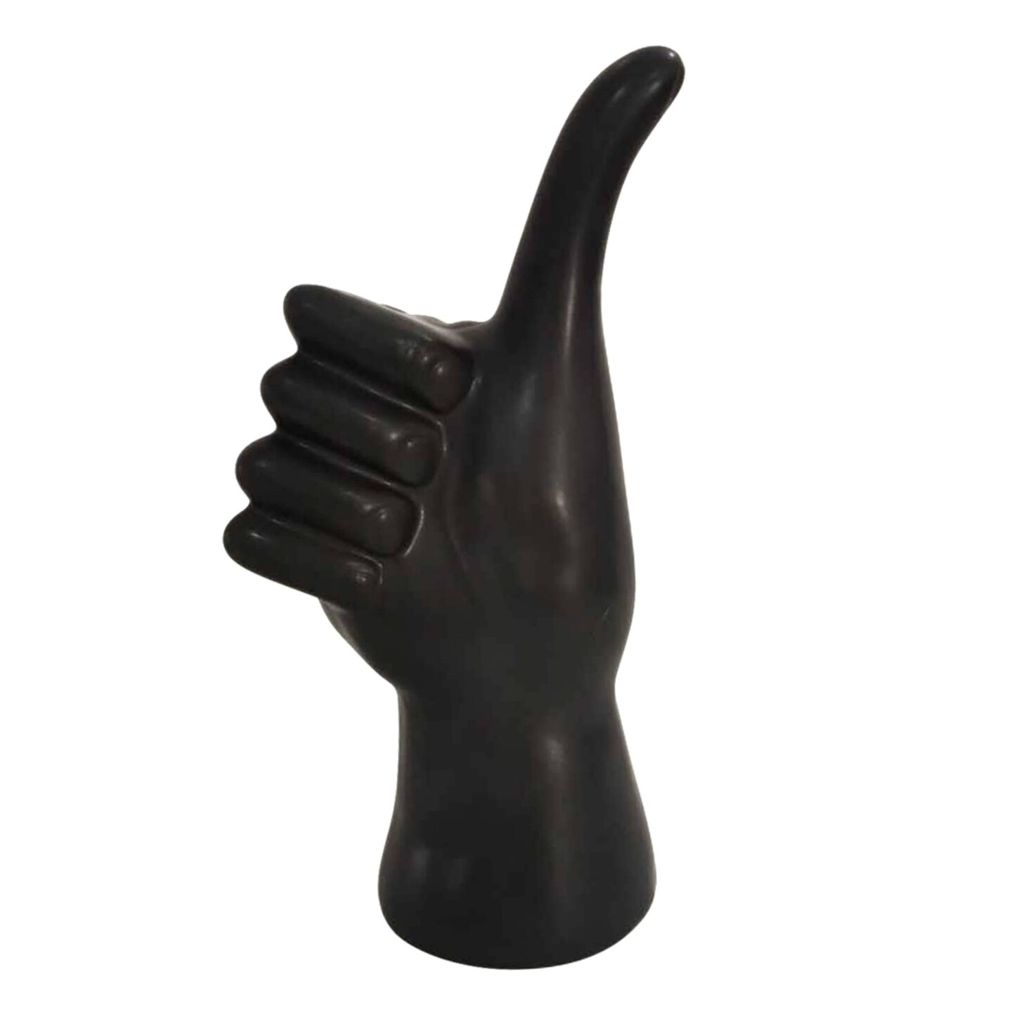 Kingston Living Thumbs Up Tabletop Figurine - 6" - Black