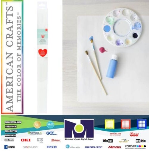 American Crafts 18&#x22; x 15&#x22; Sticky Thumb Adhesives Splat Mat 340282 Reusable