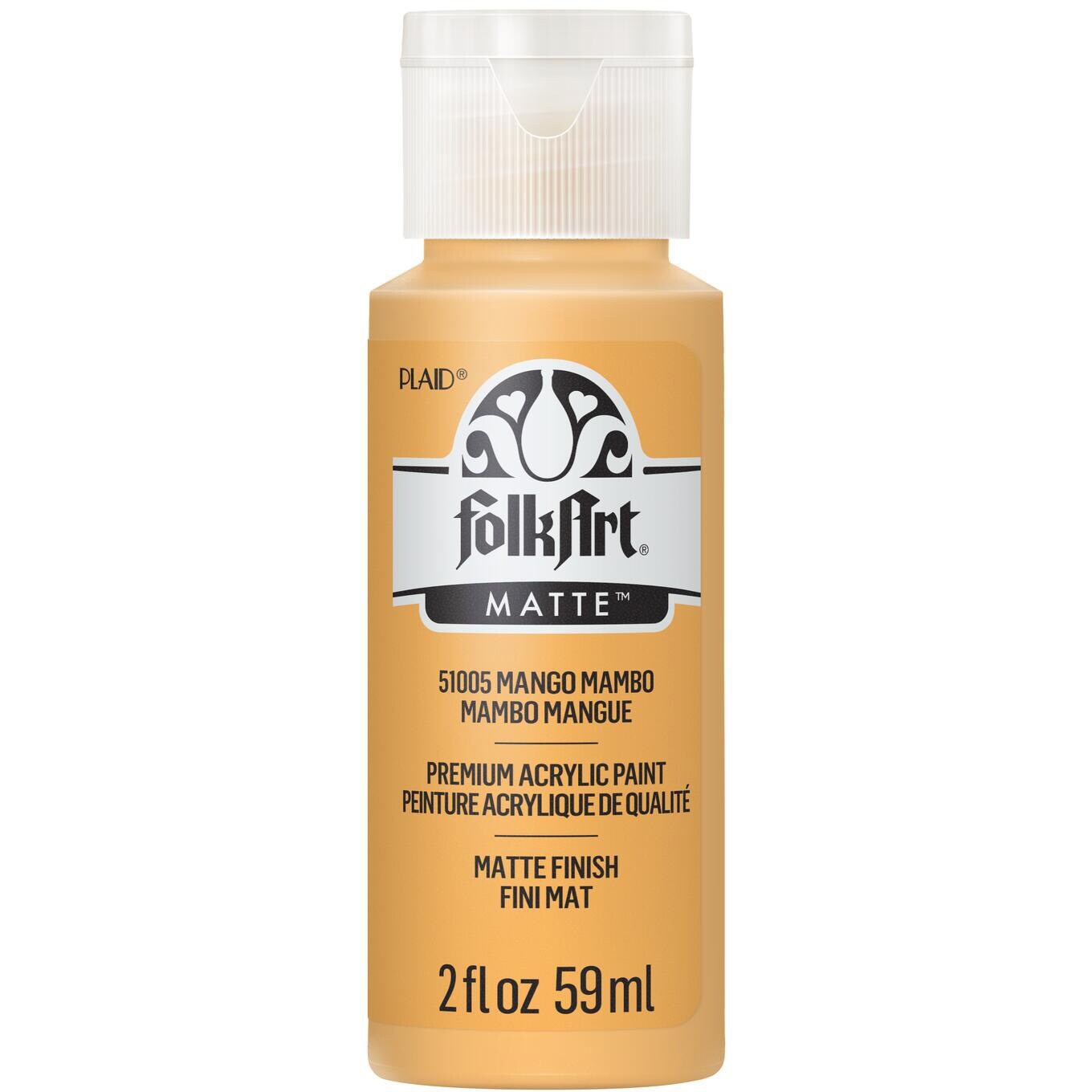 FolkArt Acrylic Paint 2oz-Mango Mambo