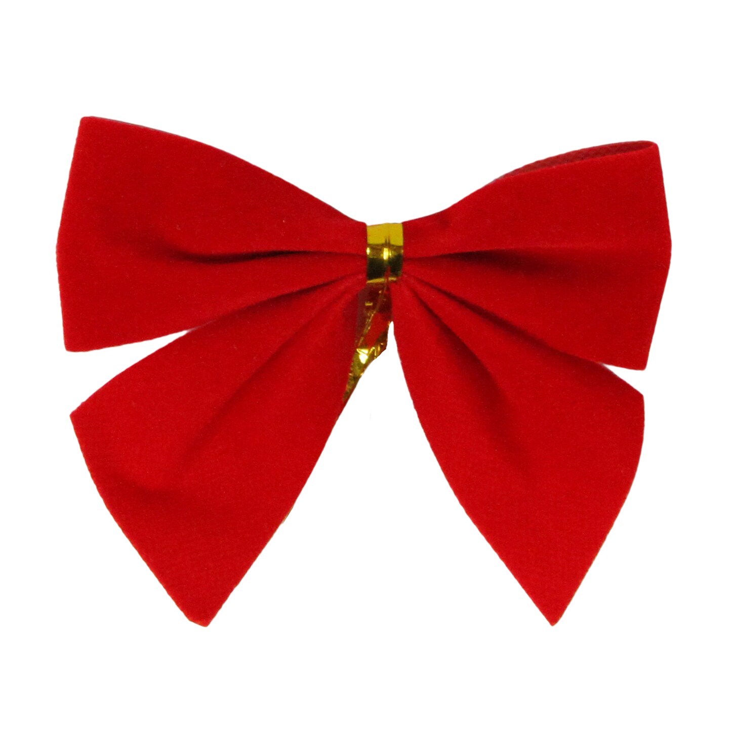 Northlight Pack of 14 Red Mini Velveteen Christmas Bow Decorations 3&#x22;
