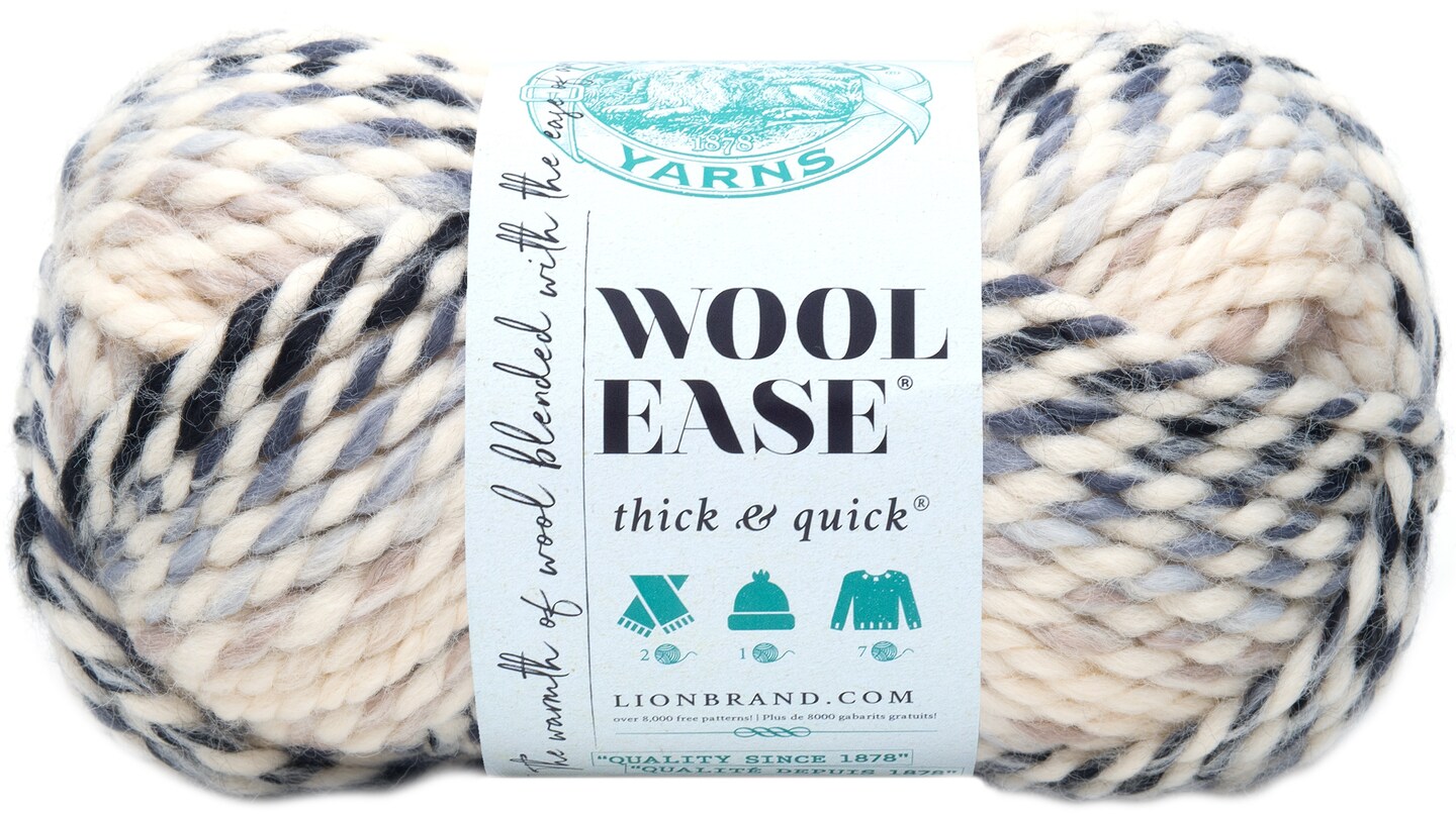 Lion Brand Wool-Ease Thick &#x26; Quick Yarn-Moonlight