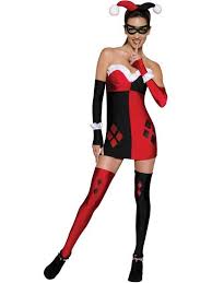 Rubies Black and Red Harley Quinn Halloween Costume - Size Large