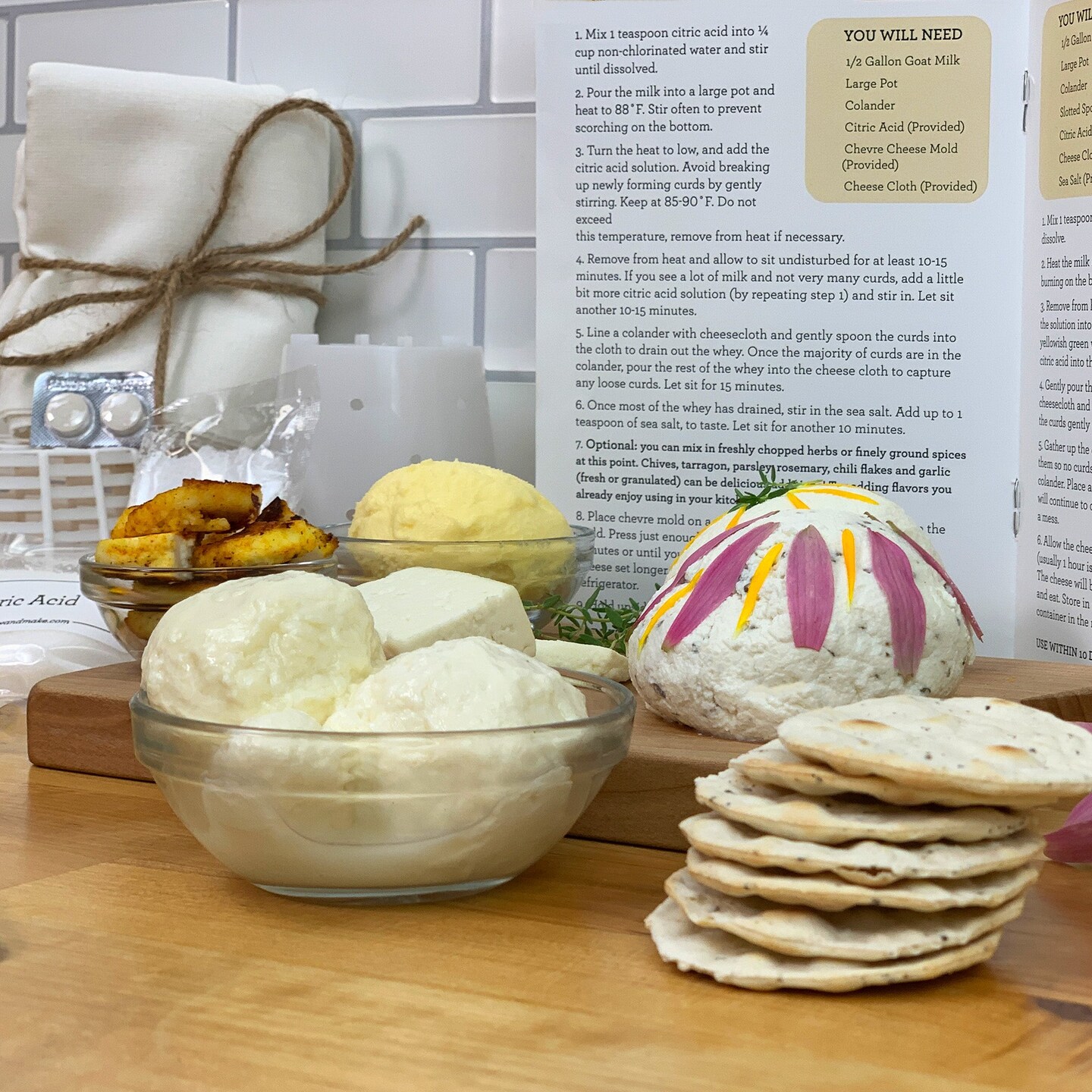 Make Your Own Cheese DIY Kit