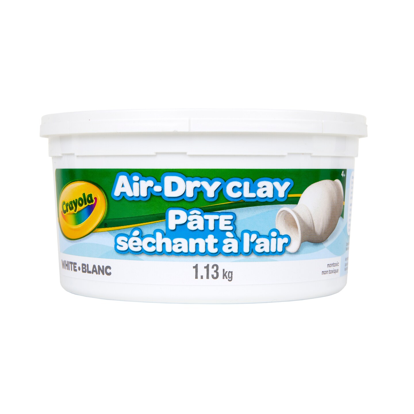 Air-Dry Clay,white, 2.5 Lbs