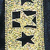 The Ribbon People Blue Navy and Gold French Wired Craft Ribbon 1" x 22 Yards