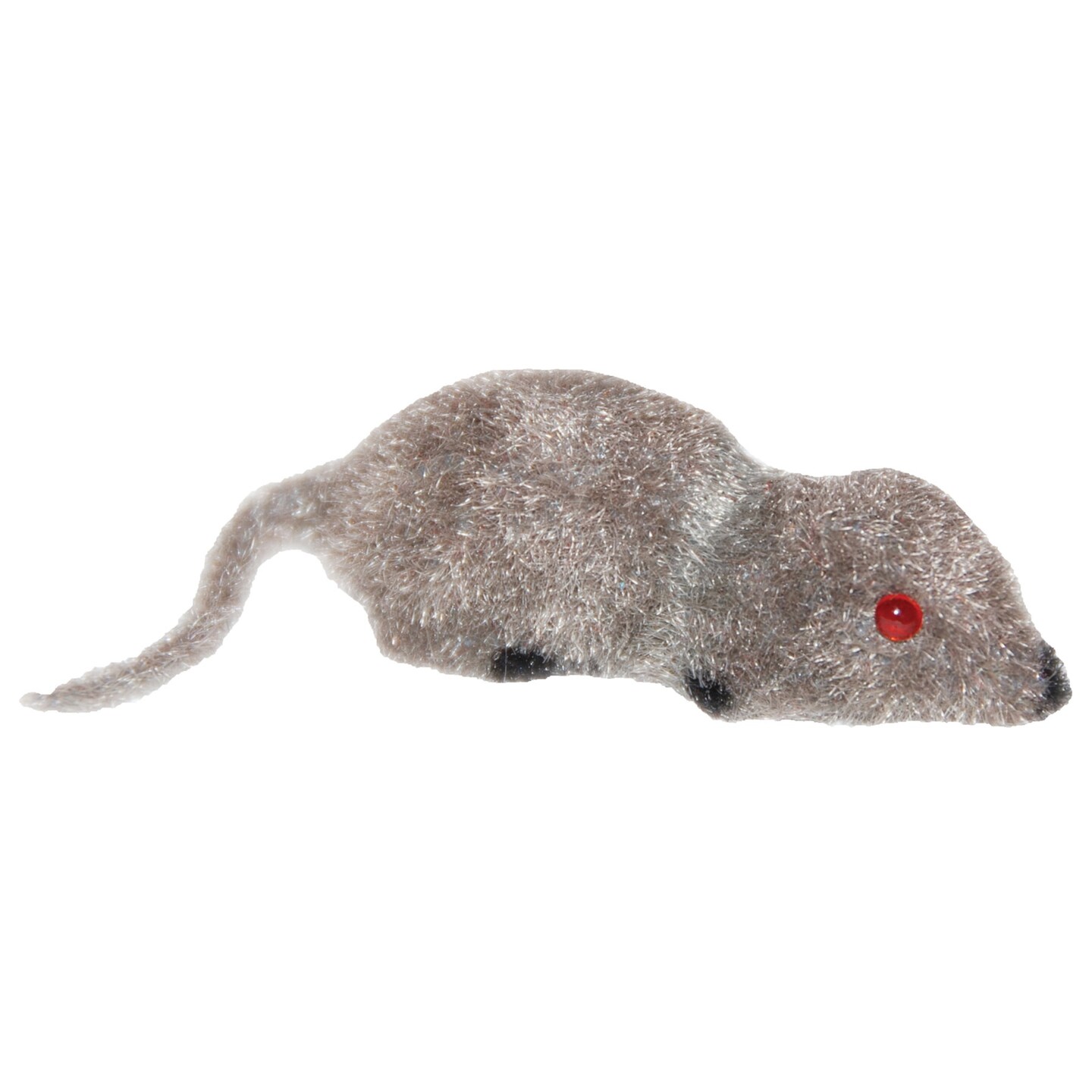 The Costume Center 8-pc Gray and Red Small Mice Halloween Prop 3&#x22;