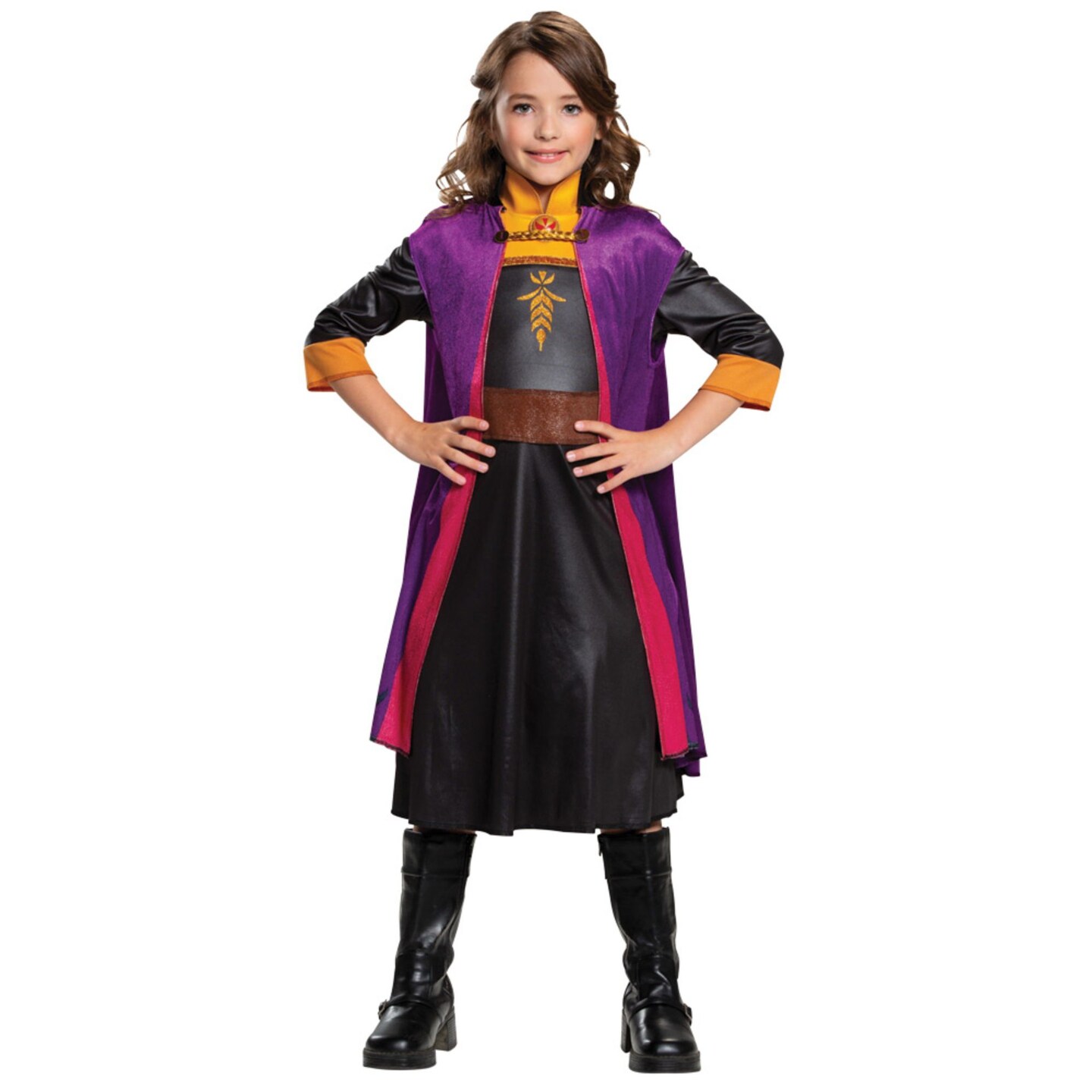 The Costume Center Black and Purple Frozen Anna Girl Child