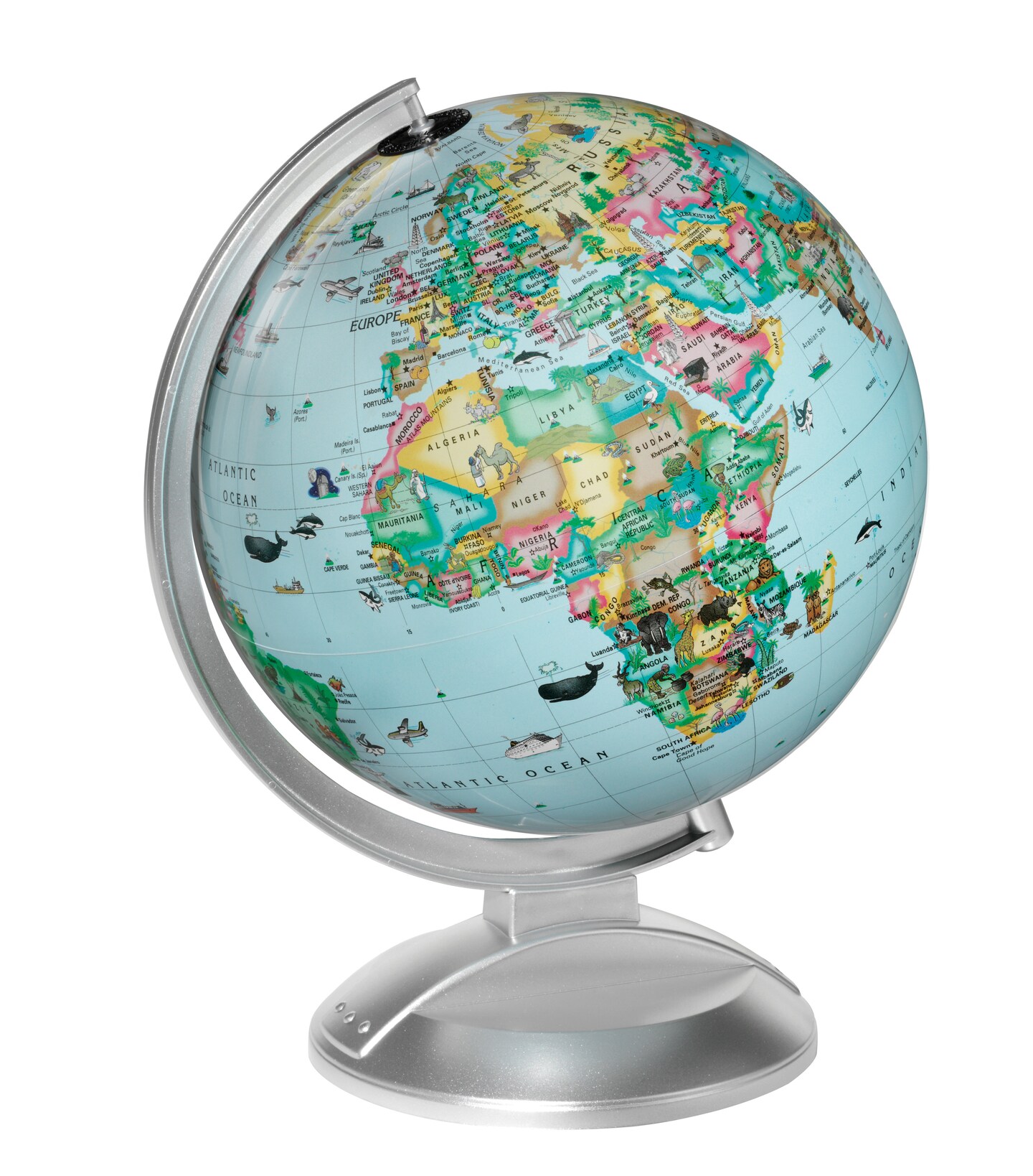 Globe 4 Kids 10" Diameter Illuminated Globe with Augmented Reality