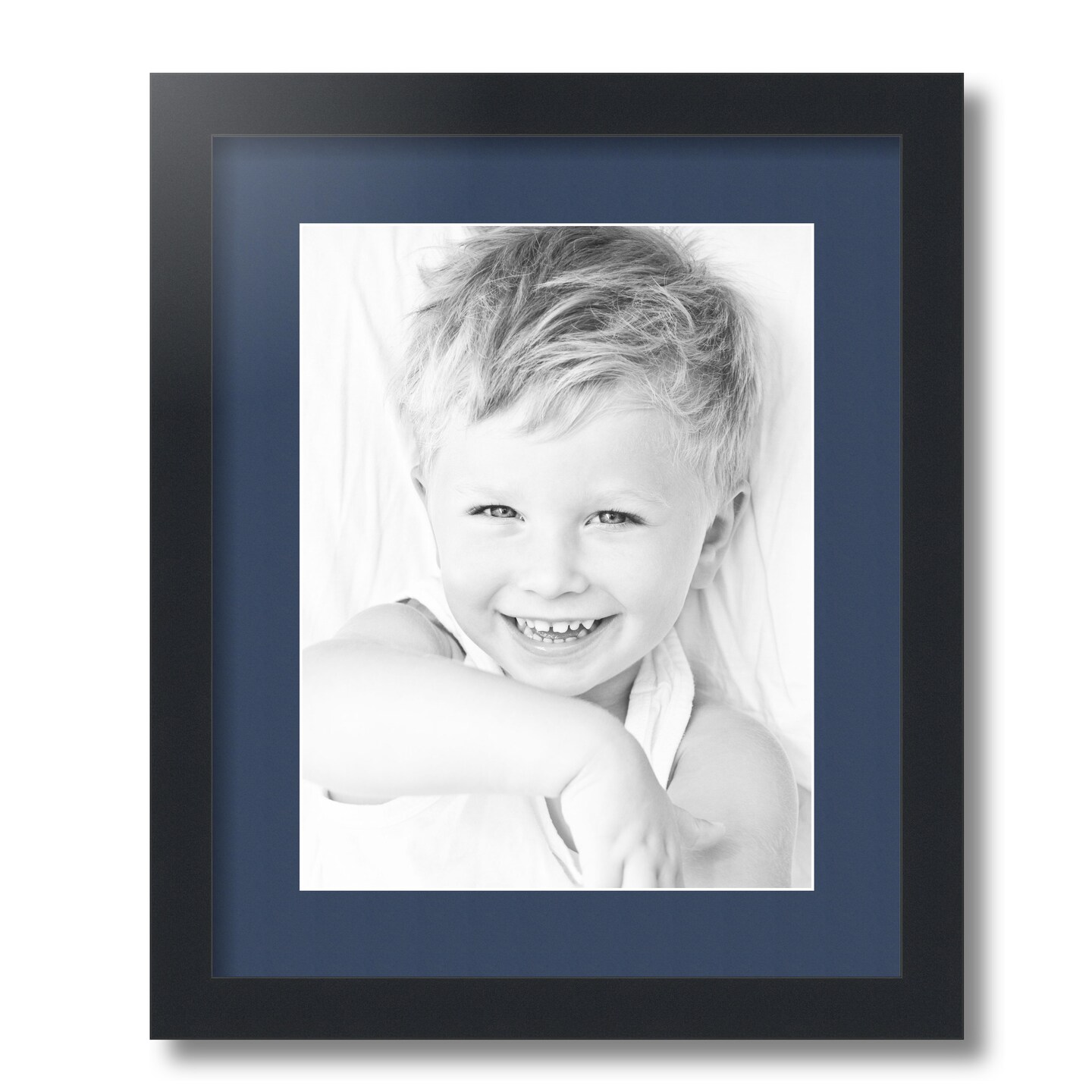 ArtToFrames 14x17" Matted Picture Frame with 10x13" Single Mat Photo Opening Framed in 1.25" Black and 2" Mat (FWM-3926-14x17)