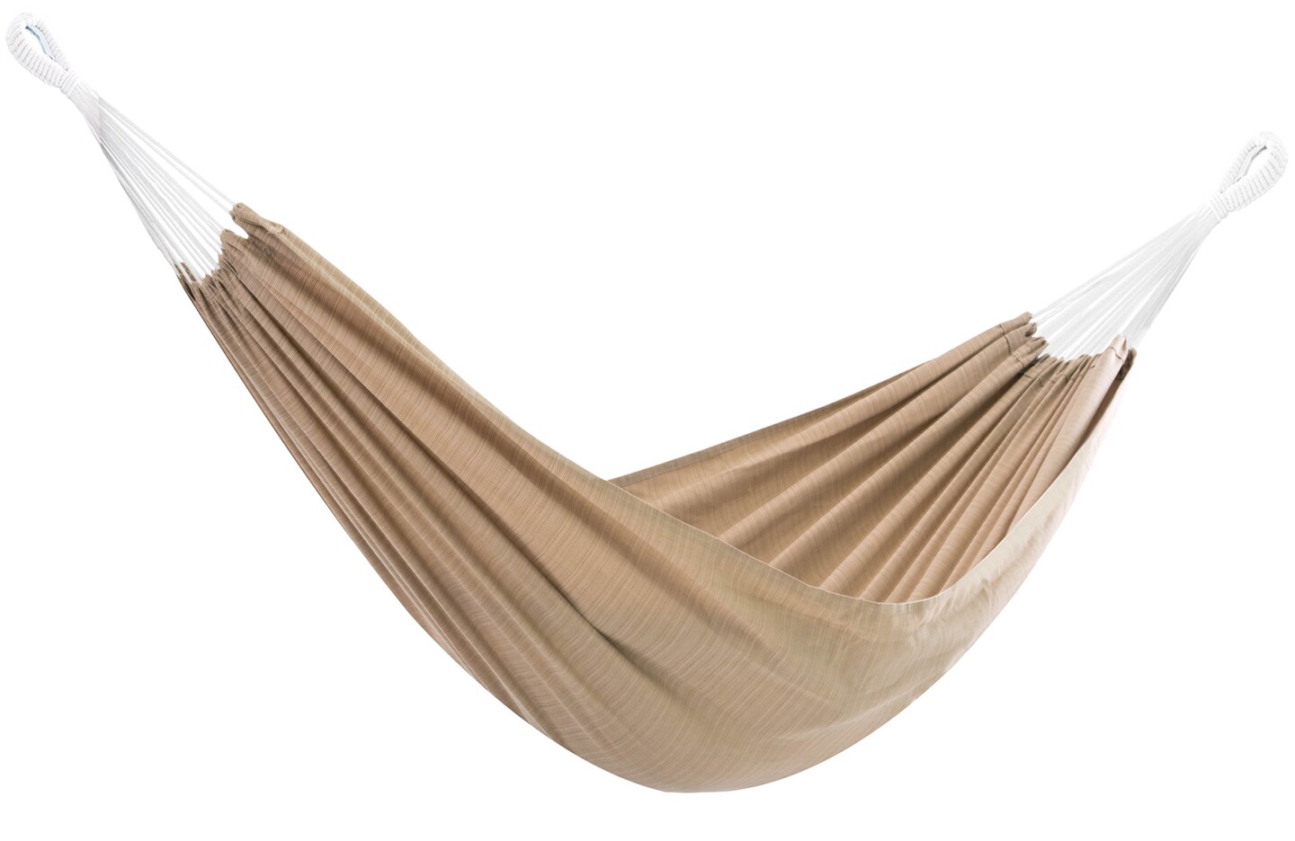 The Hamptons Collection Brazilian Sunbrella Two Person Double Hammock - 144” x 54" - Tan
