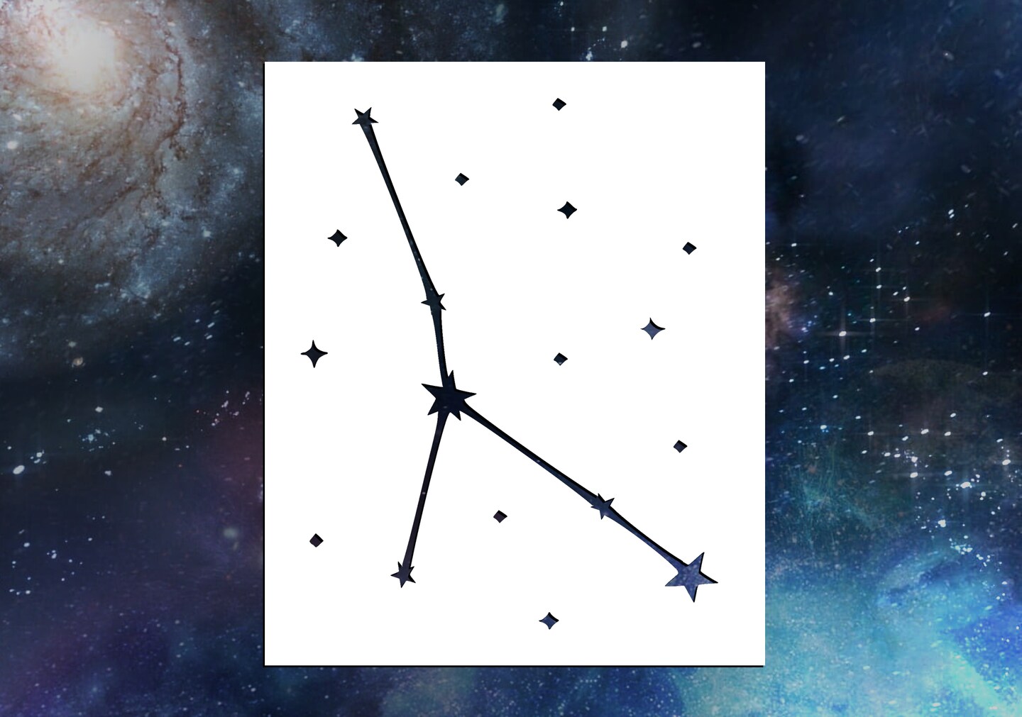 Cancer Constellation Reusable Stencil (Many Sizes) | MakerPlace by Michaels