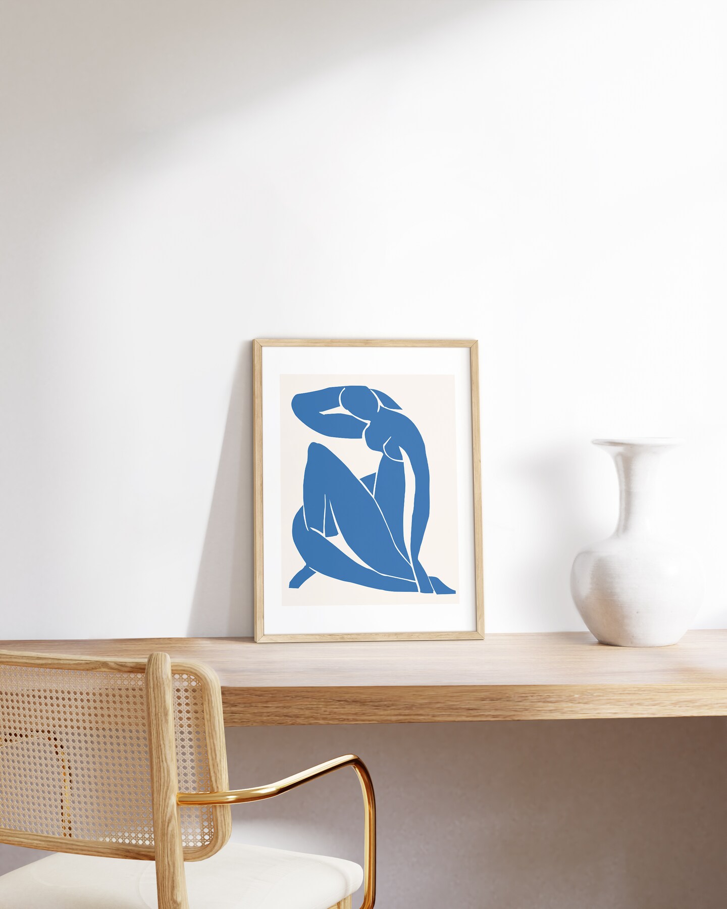 Natural Oak Wood Picture Frame By Haus and Hues