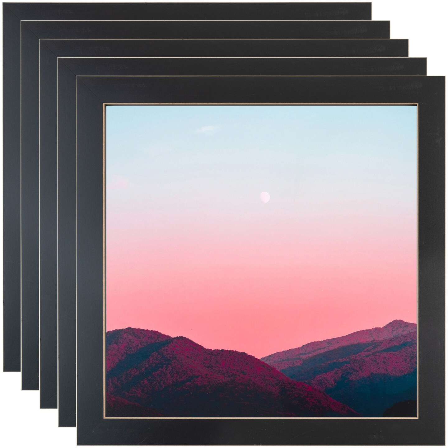 ArtToFrames 12x24 Inch Modern Picture Frame, Multi Pack, Comes with Economy Acrylic (WOMPack-46-12x24)