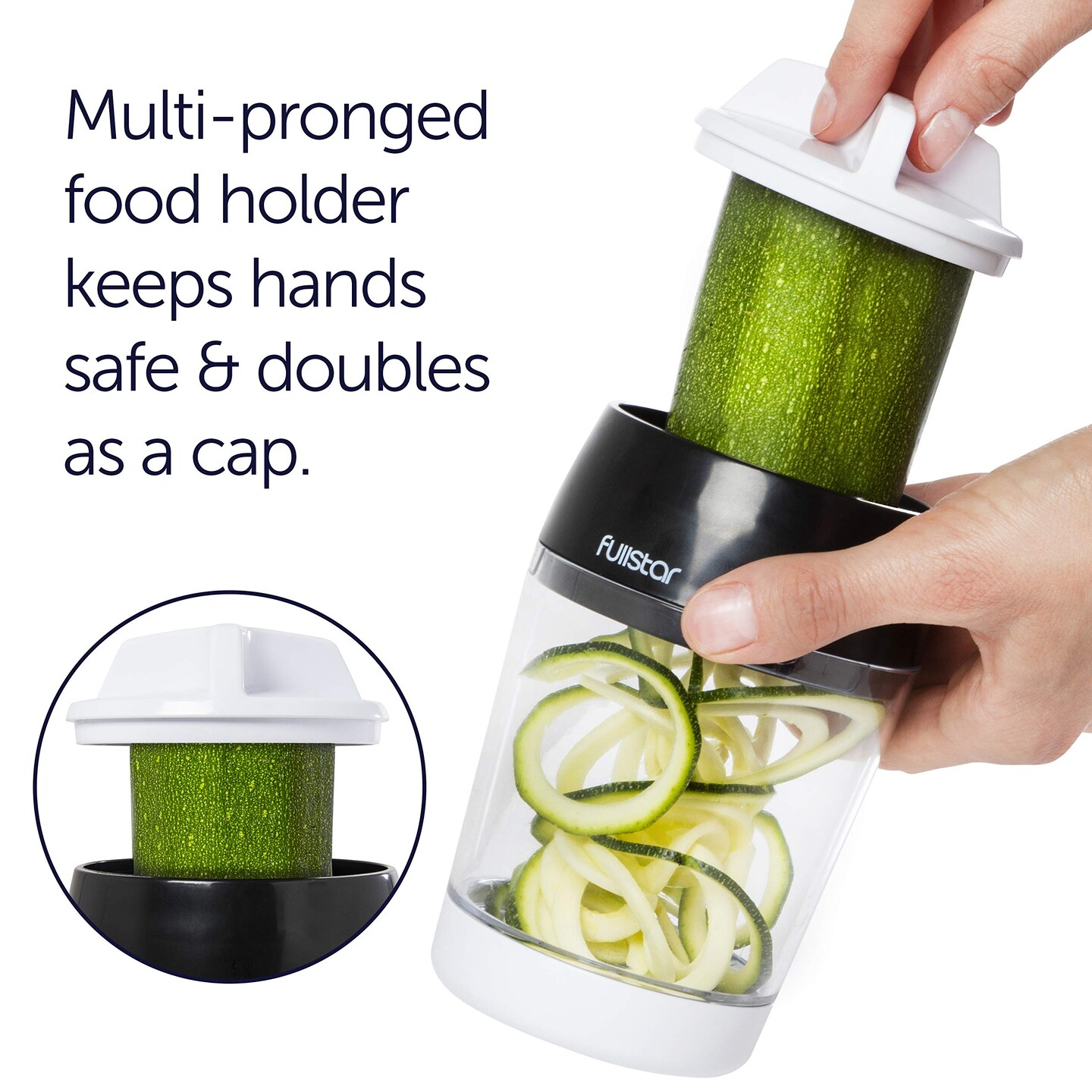 Mandoline Slicer Spiralizer Vegetable Slicer - Vegetable Chopper Onion Chopper Food Chopper Vegetable Spiralizer Mandoline Slicer Cutter Chopper and Grater Slicer Zucchini Spaghetti Maker