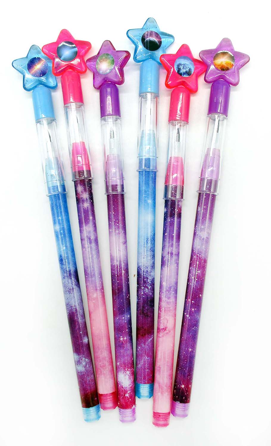 Galaxy Space Multi-Point Pencils - 6 Pcs Pack