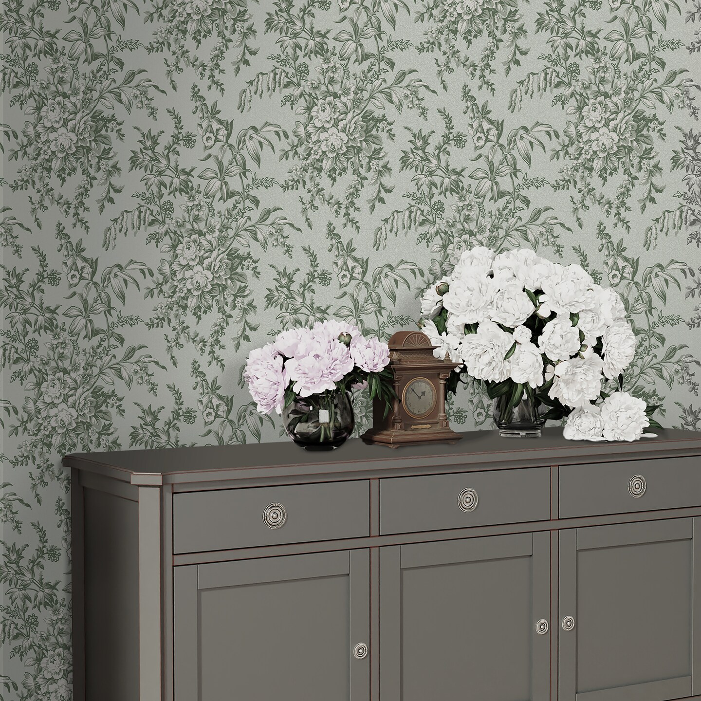 Laura Ashley Picardie Sage Wallpaper