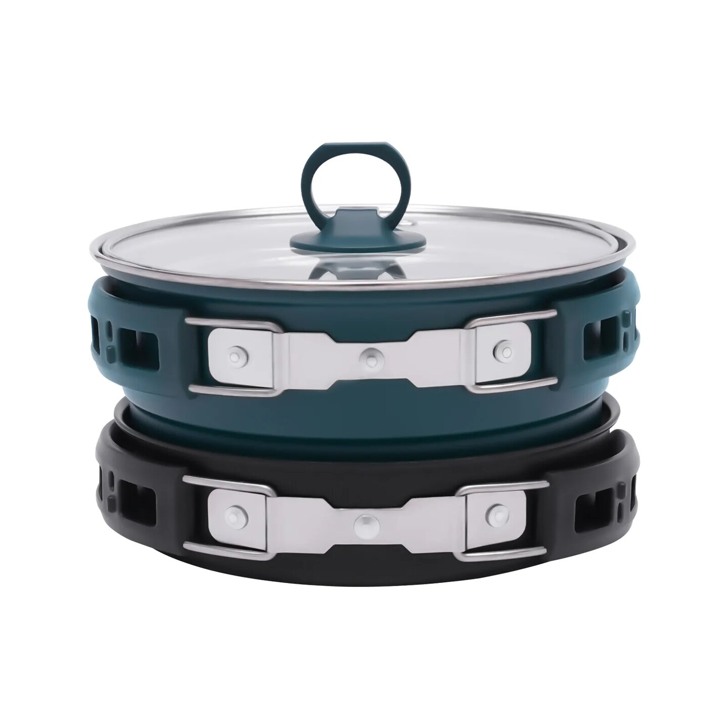 Kitcheniva Portable Electric Hot Pot With Foldable Handles