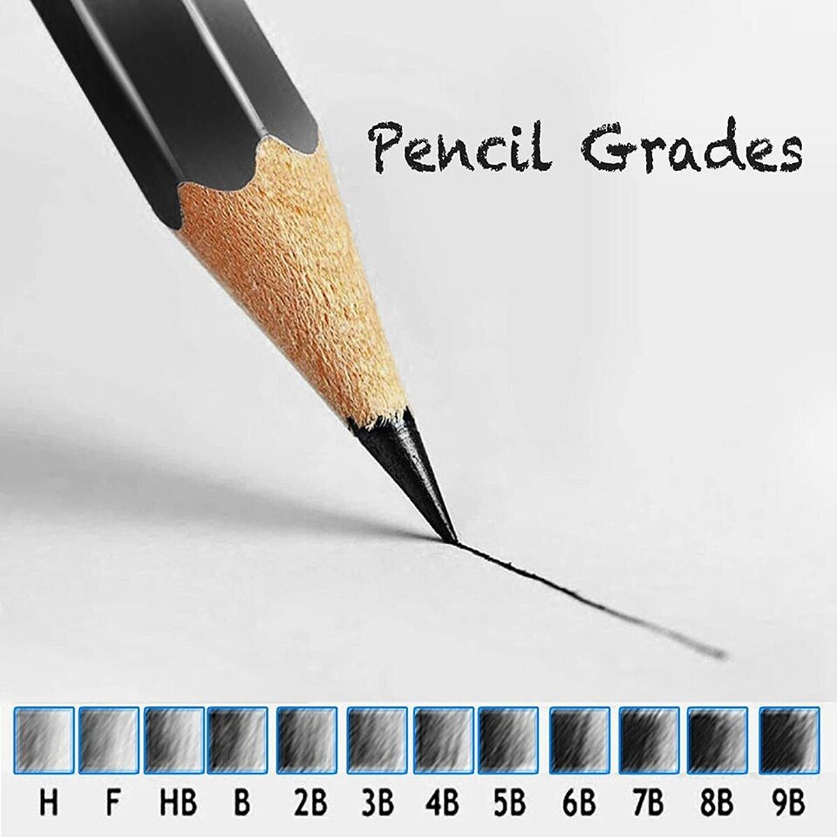 Easy to Carry Shading Pencils 12 pcs