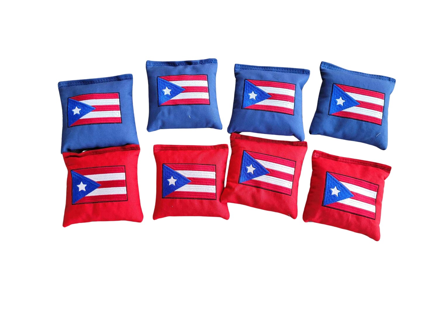 Puerto Rico Flag Regulation Full Size Cornhole Bags