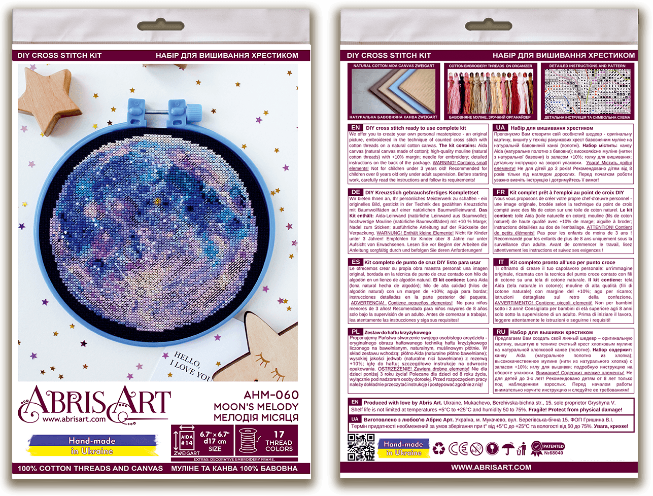 Cross stitch kit Moon&#x27;s melody