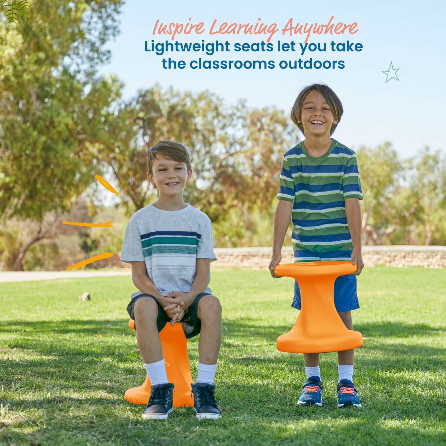 Twist Wobble Stool, 14in Seat Height, Active Seating