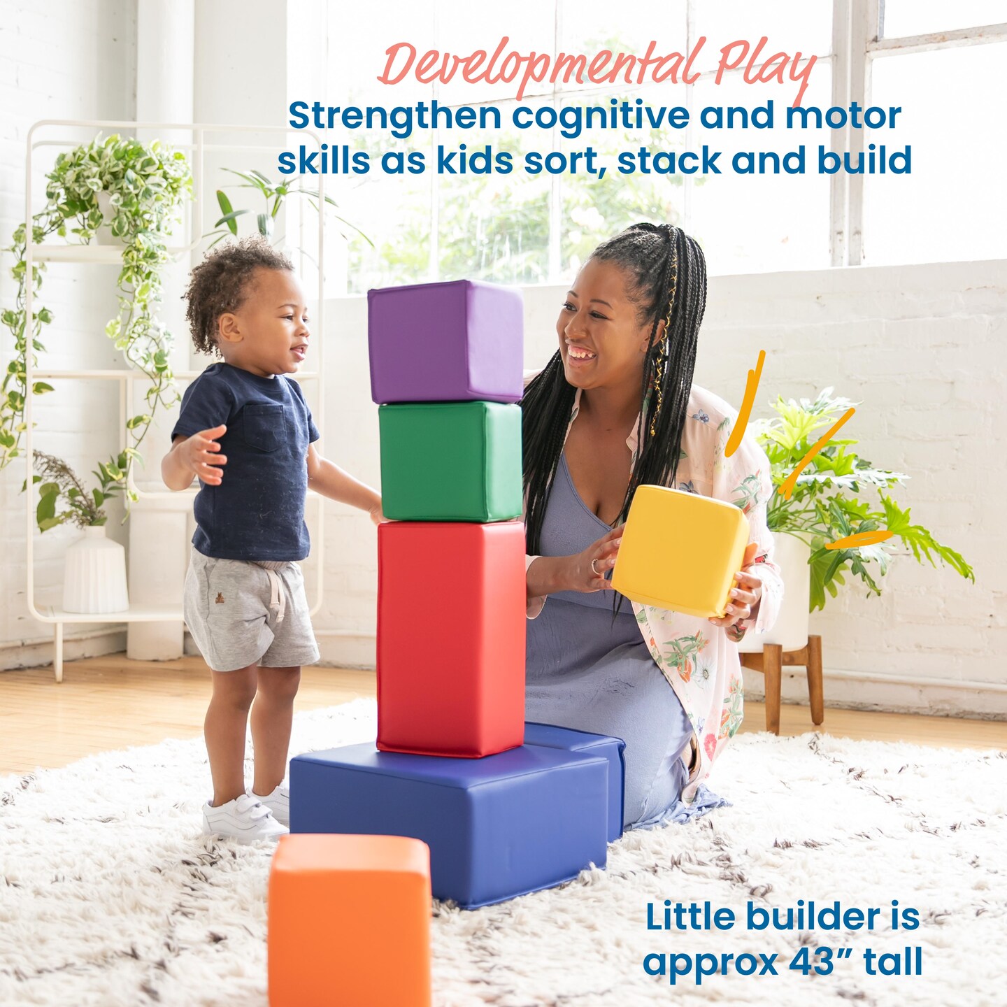 Big Foam Block Playset, 7-Piece