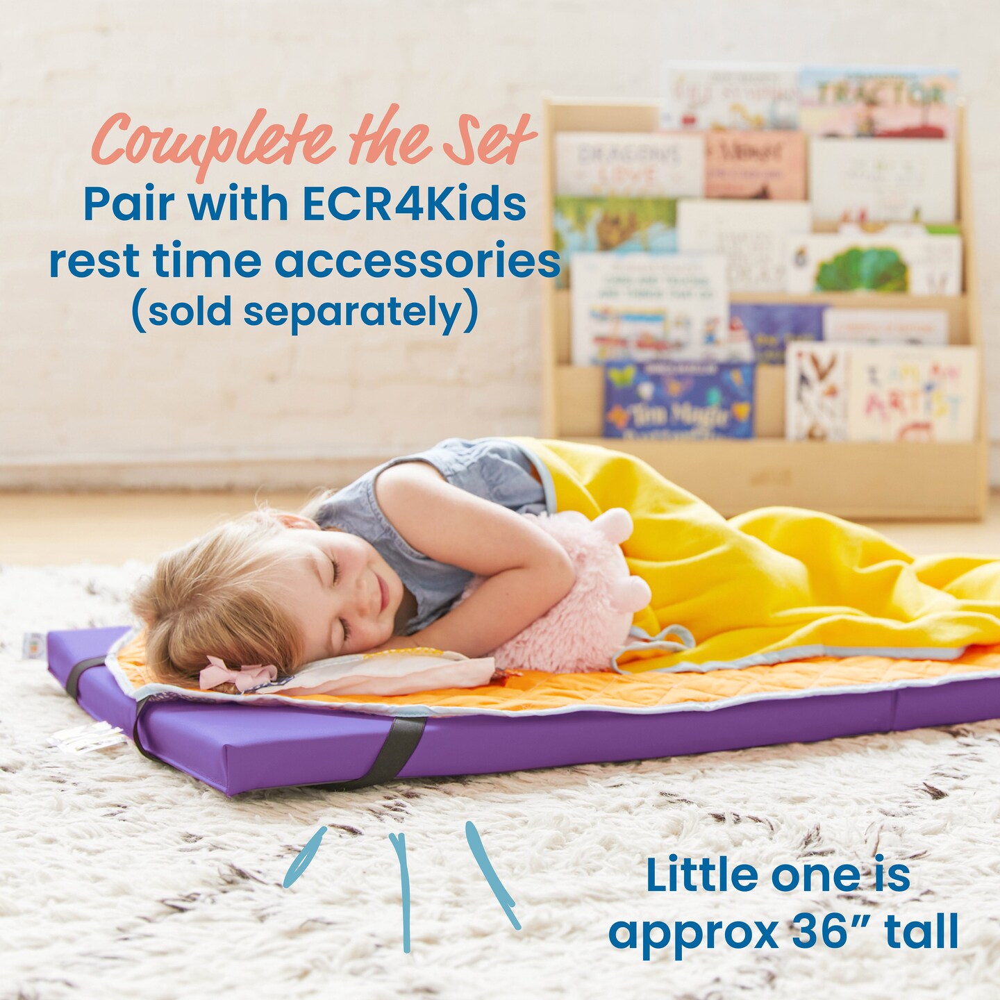 Rainbow Rest Mat, 2in, Sleeping Pad, 5-Piece