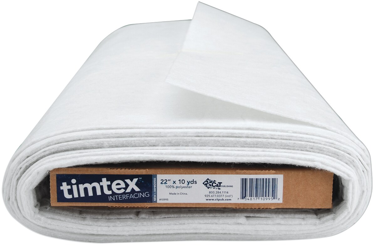 C&#x26;T Publishing Timtex Heavyweight Interfacing-White 20&#x22;X10yd