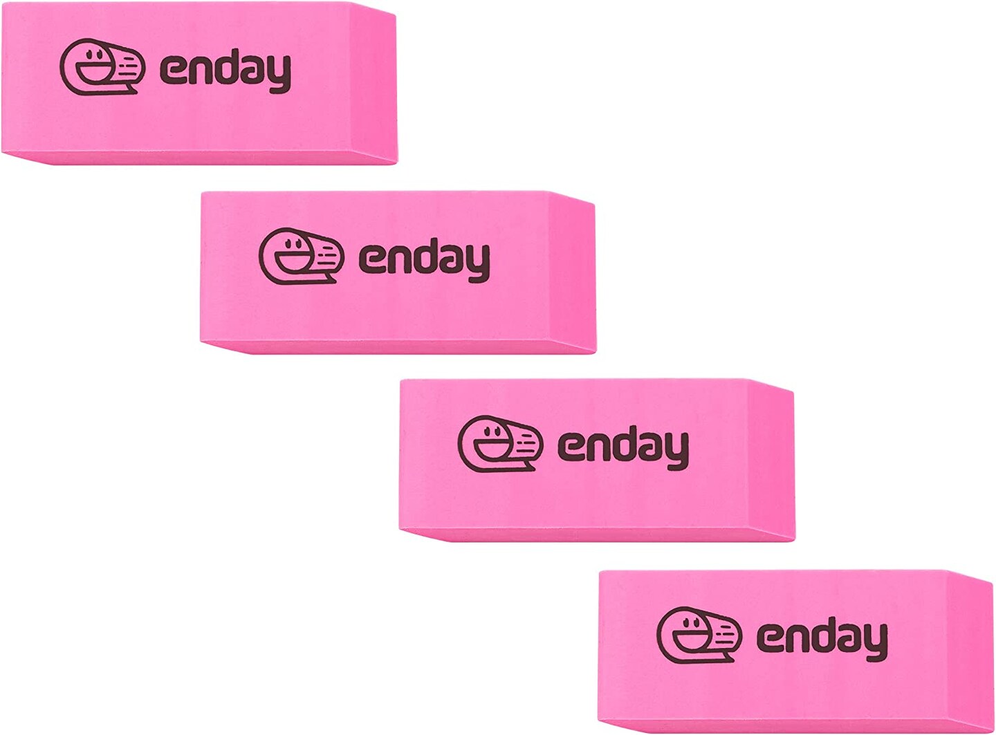 Enday Pink Bevel Eraser