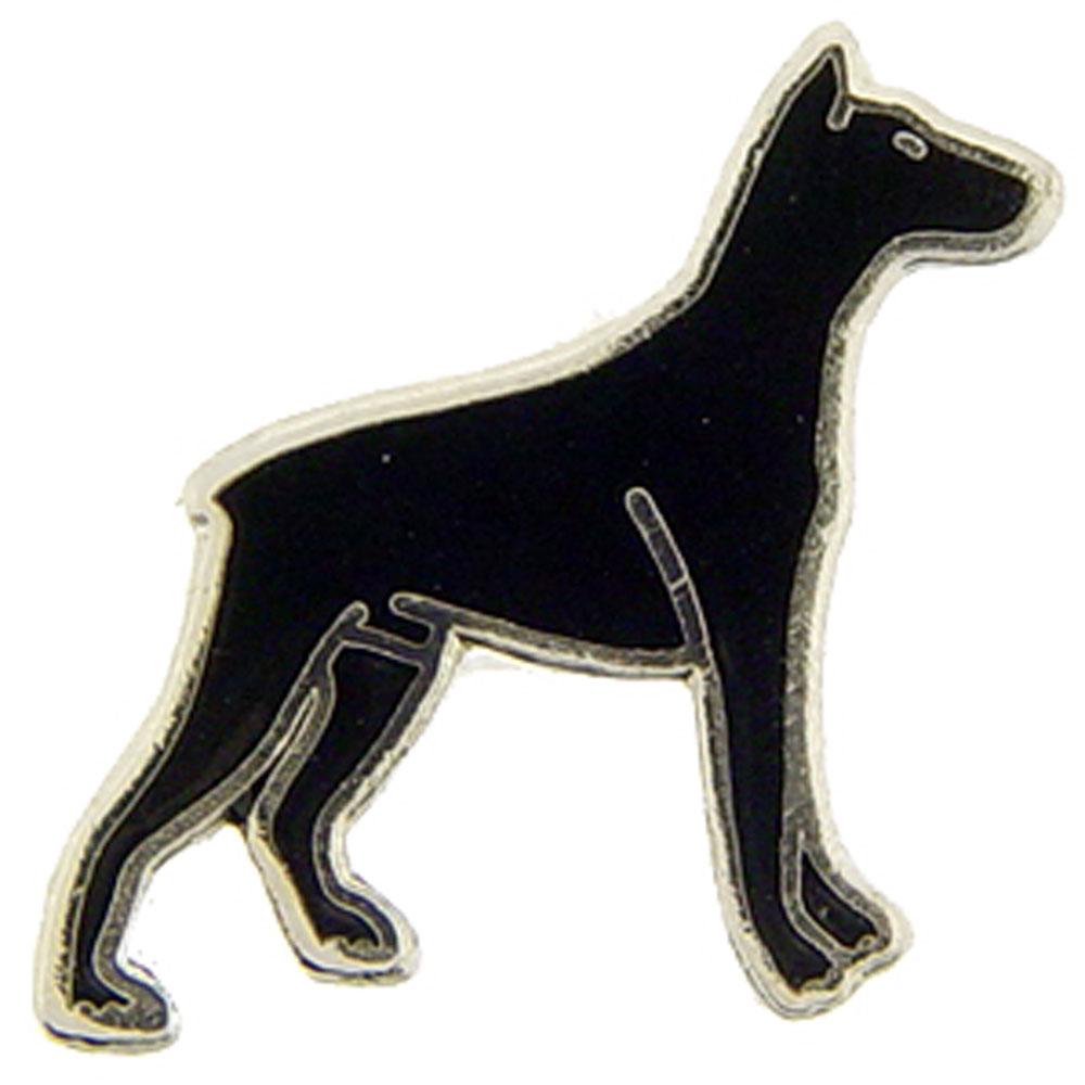 Doberman Pin Black 1