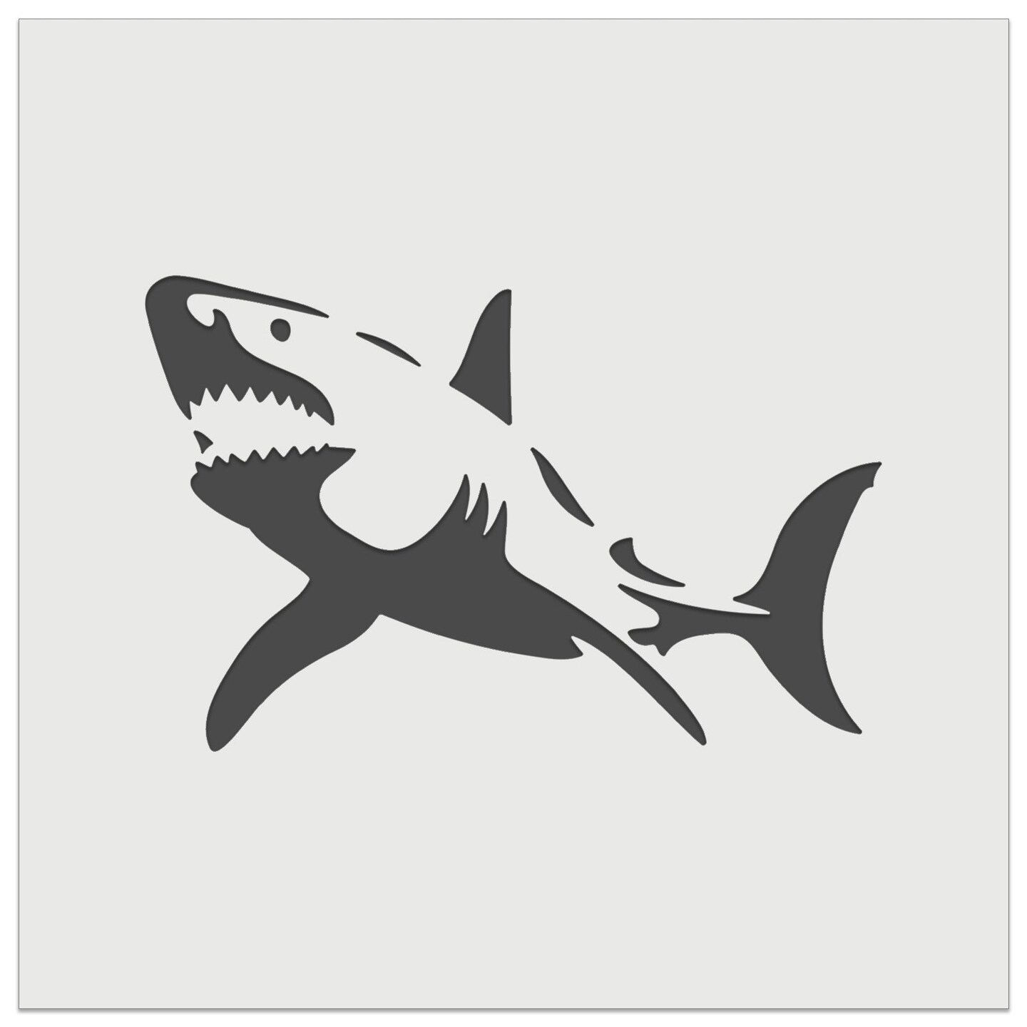 Great White Shark Wall Cookie DIY Craft Reusable Stencil