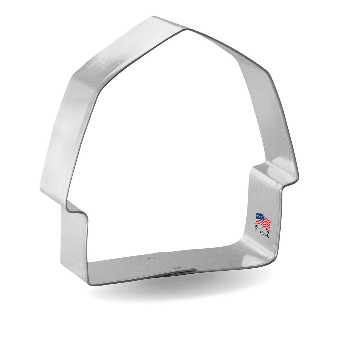 Barn Cookie Cutter 3 Inch Tin Plated Steel Cookie