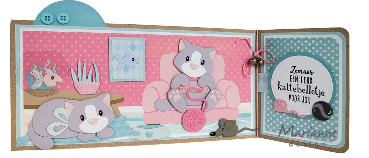 Marianne Design Collectables Eline&#x27;s Cat Accessories Die