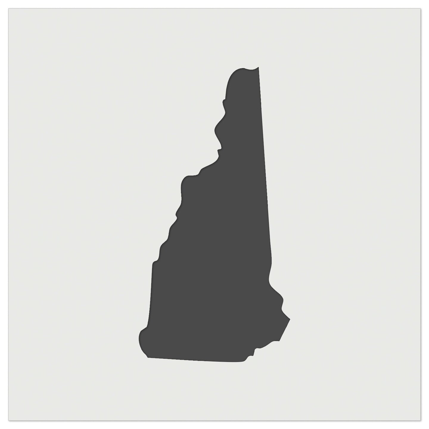 New Hampshire State Silhouette Wall Cookie DIY Craft Reusable Stencil