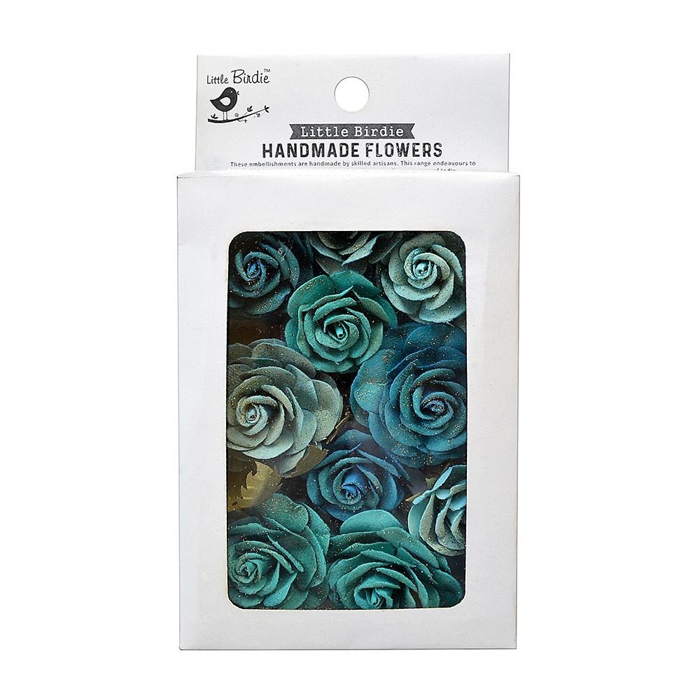 Little Birdie Whitney Paper Flowers 14/Pkg