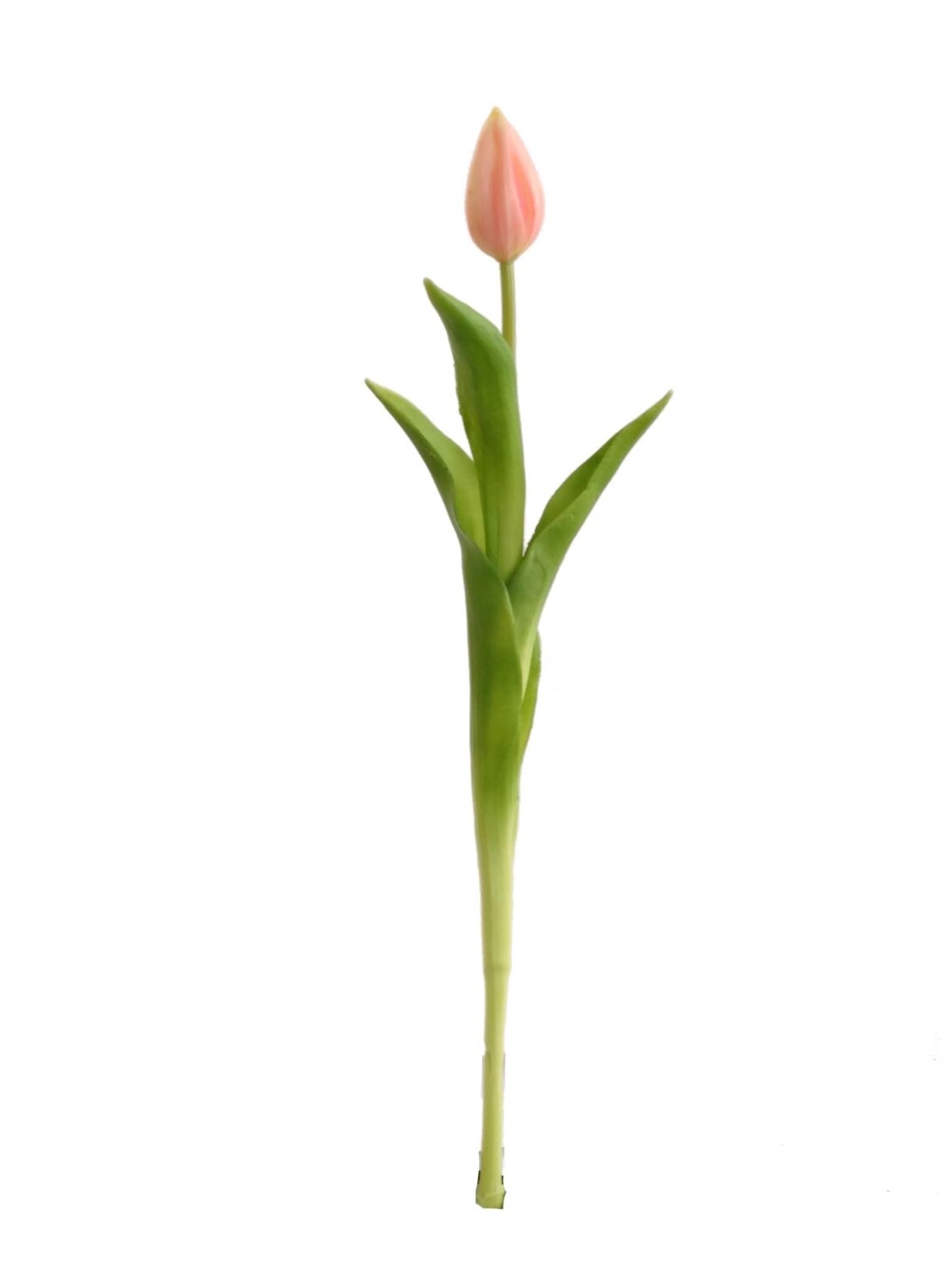 Enchanting Set of 24 Pink Real Touch Tulip Buds, 17" - Lifelike Floral Accents for Home Decor and Arrangements