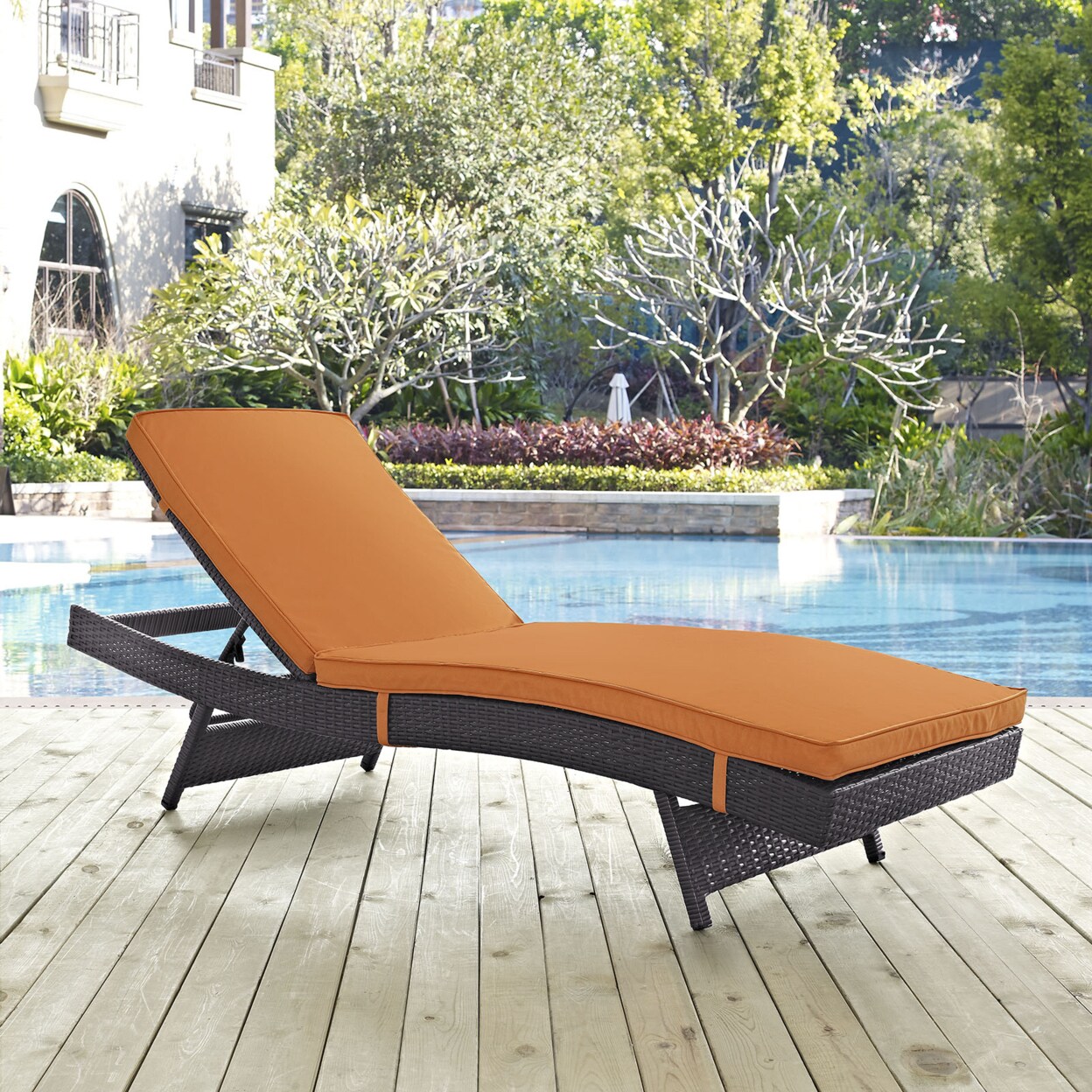 Convene outdoor patio chaise modway sale