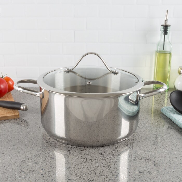 Stainless Steel Stock Pot  Steel stock, Stock pot, Induction cooktop