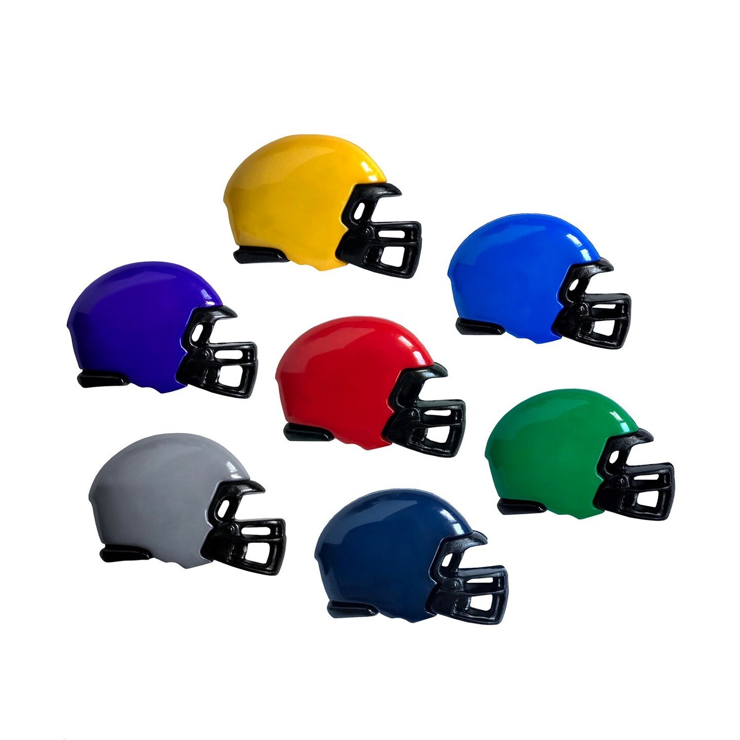 Buttons Galore and More Craft &#x26; Sewing Buttons - Football Helmets - 21 Buttons