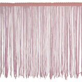 Belagio Chainette Fringe, 6&#x22; Wide, Pink, 10-Yard Bolt