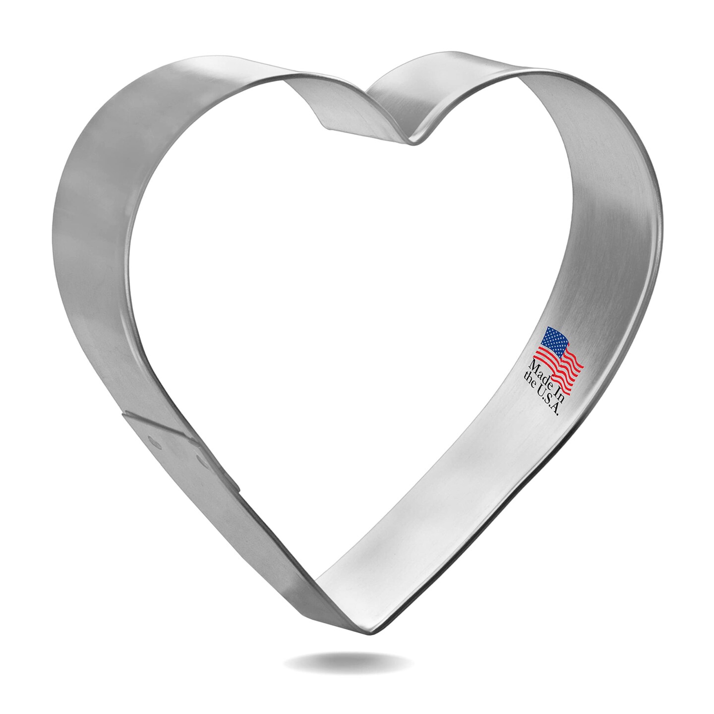 CookieCutter.Com Heart Cookie Cutter 3.75 Inch –Tin Plated Steel Cookie Cutters – Made In The USA