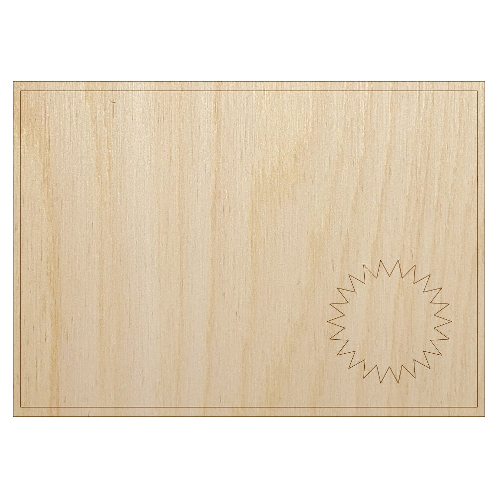 Certificate of Achievement Diploma Unfinished Wood Shape Piece Cutout for DIY Craft Projects