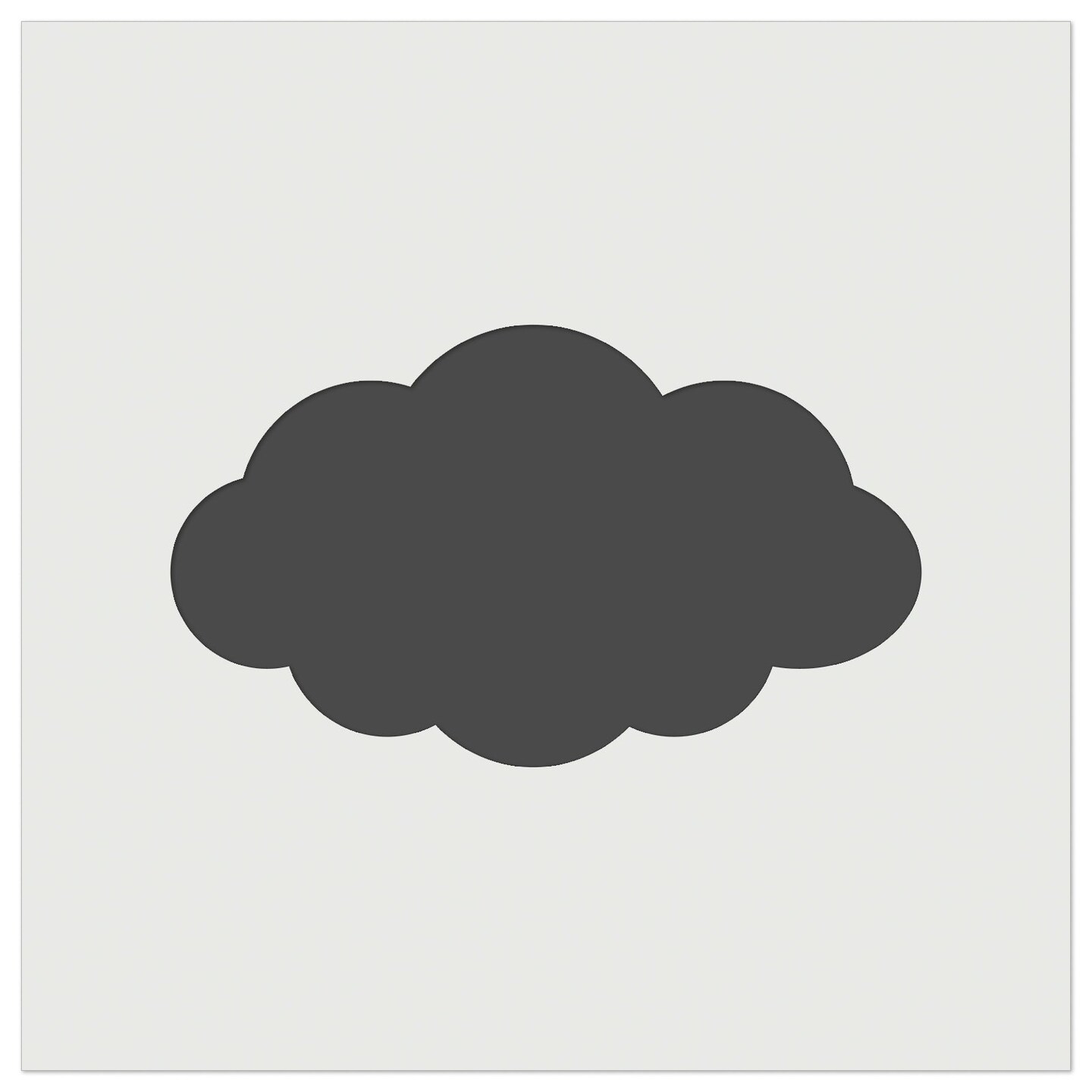 Cloud Solid Wall Cookie DIY Craft Reusable Stencil