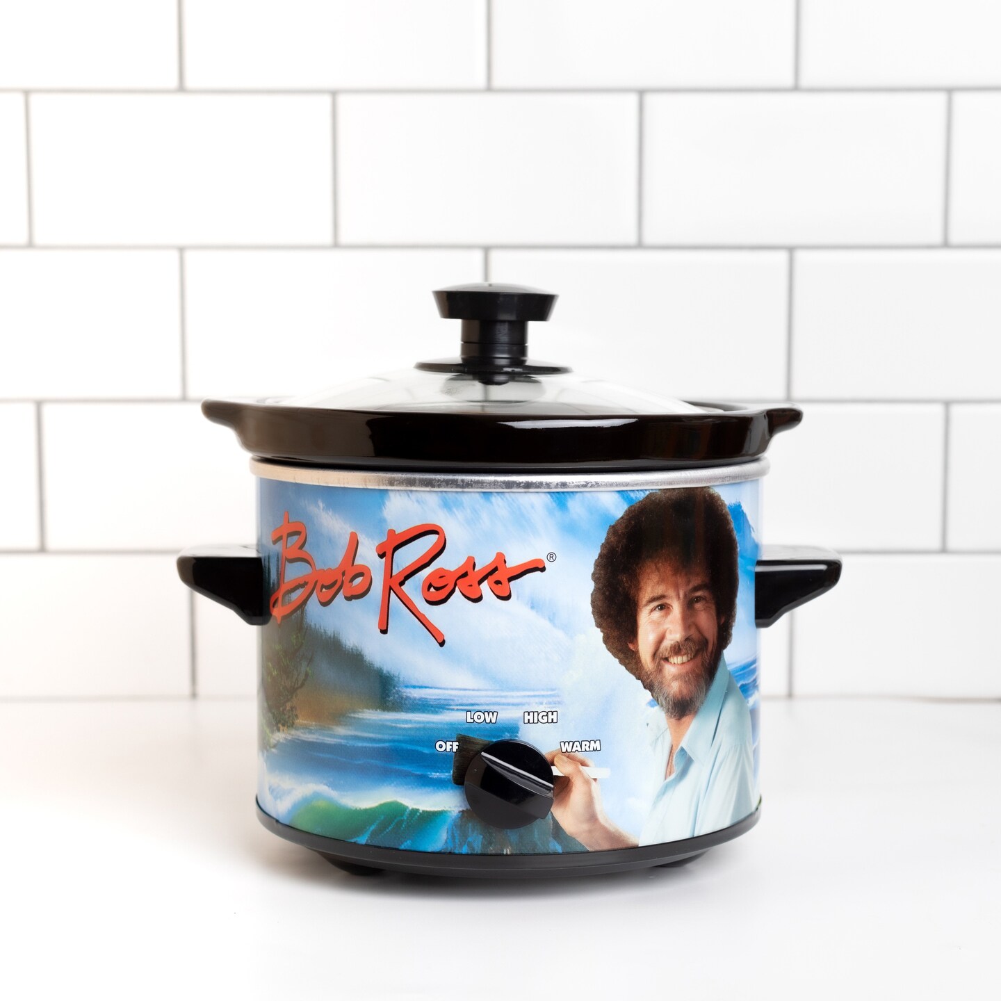 Uncanny Brands Bob Ross 2-Quart Slow Cooker